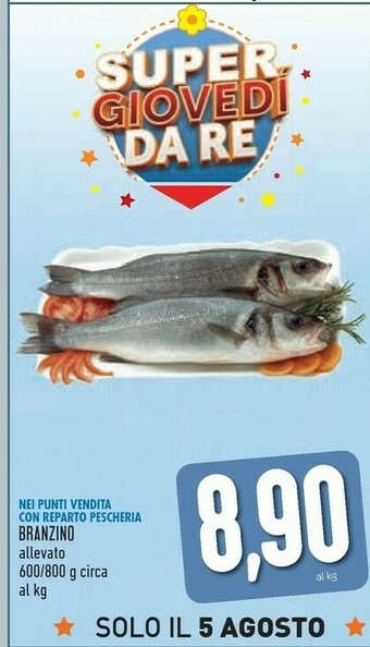 Conad Branzino offerta
