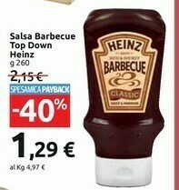 Carrefour Market Heinz Salsa Barbecue Top Down offerta