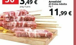 Carrefour Market Arrosticini Di Ovino Adulto offerta