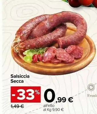 Carrefour Market Salsiccia Secca offerta