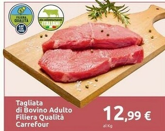 Carrefour Market Tagliata Di Bovino Adulto offerta