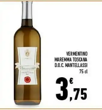Conad Mantellassi - Vermentino Maremma Toscana DOC 750 G(ml) offerta