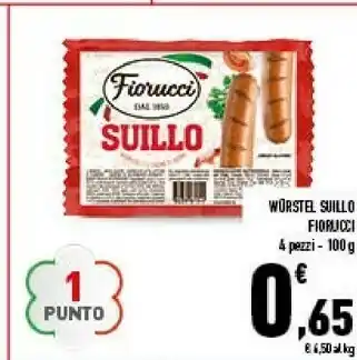 Conad Fiorucci Wurstel Suillo 100 G(ml) offerta