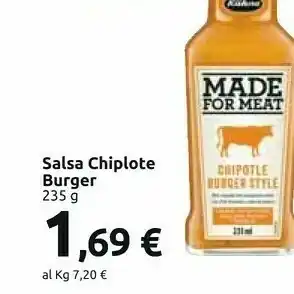 Carrefour Market Chiplote Salsa Burger offerta