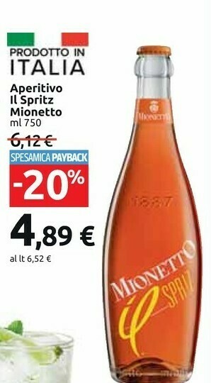 Carrefour Market Mionetto Aperitivo Il Spritz offerta