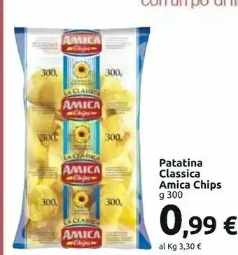 Carrefour Market Amica chips La Classica 300 G(ml) offerta