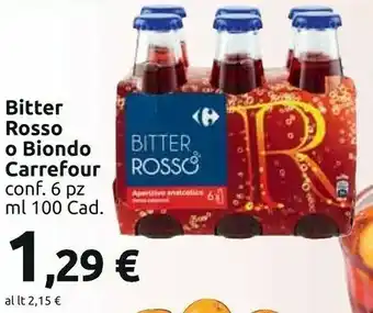 Carrefour Market Bitter Rosso offerta