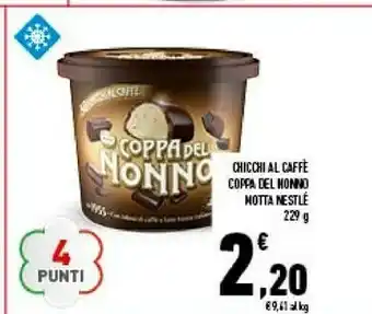 Conad Motta Coppa Del Nonno Chicchi Al Caffè offerta