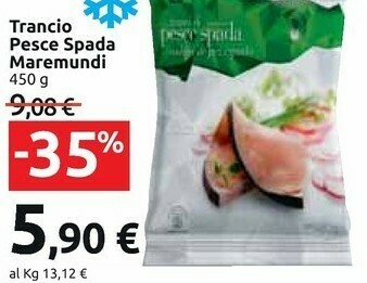 Carrefour Market Maremundi Trancio Pesce Spada offerta