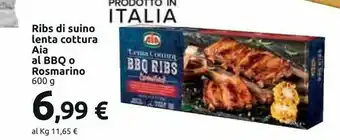 Carrefour Market Aia Ribs Di Suino Lenta Cottura Al Bbq/ Rosmarino 600 G offerta