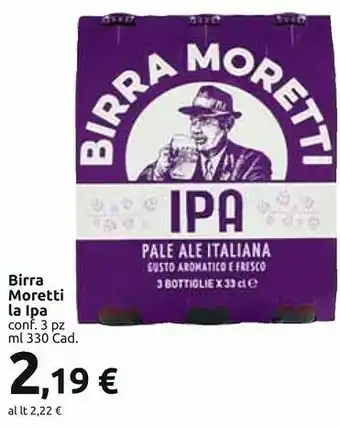 Carrefour Moretti Birra La IPA offerta