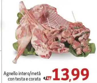 Agnello intero/metà con testa e corata