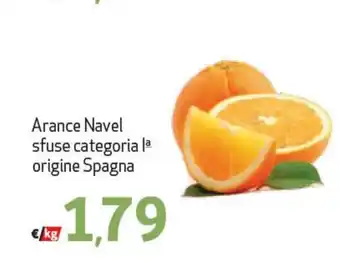 Arance Navel sfuse categoria Origine Spagna