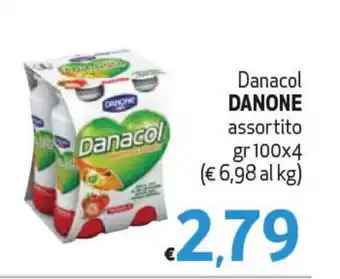 Maxi Supermercati Danone Danacol assortito 100 gr x 4 offerta