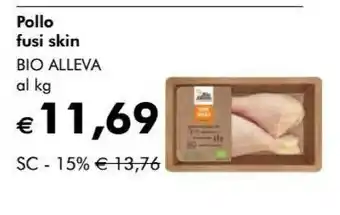 NaturaSì Bio alleva Pollo Fusi Skin offerta