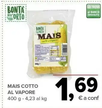 Todis Bontà dell'orto Mais Cotto Al Vapore 400 G offerta
