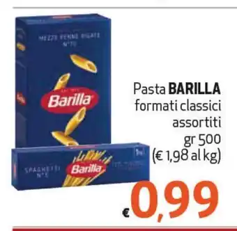Barilla Pasta formtai clssici assortiti 500 gr