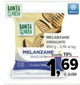Todis Bontà dell'orto Melanzane Grigliate 450 G offerta