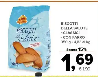 Todis I Tesori Del Forno - Biscotti Della Salute Con Farina Di Farro Integrale 350 G(ml) offerta