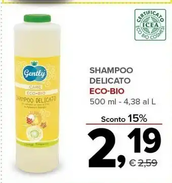 Todis Gently Care Shampoo Delicato Eco Bio offerta