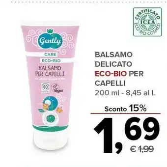 Gently Care Balsamo Delicato Per Capelli Eco Bio