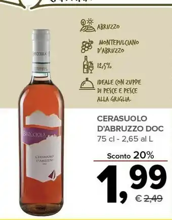 Todis Cerasuolo D'abruzzo Doc offerta