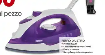 Todis Zephir Ferro Da Stiro offerta