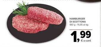 Todis Hamburger Di Scottona offerta