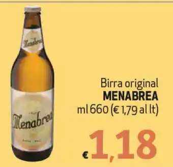 Maxi Supermercati Menabrea Birra original 660 ml offerta