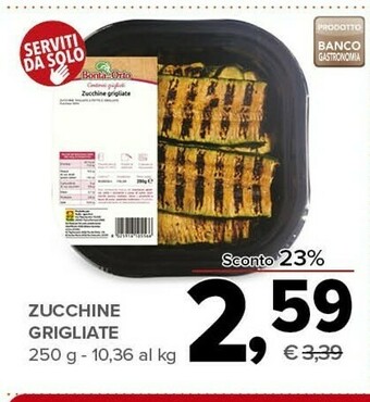 Todis Zucchine Grigliate 250 G offerta