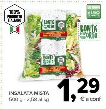 Todis Bonta Dell Orto Insalata Mista 500 G offerta