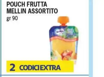 Maxi Supermercati Pouch Frutta Mellin Assortito 90 gr offerta