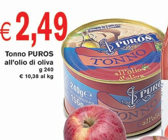 Tonno Puros all'olio di oliva 240 g