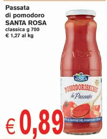 Santa Rosa Passata di pomodoro classica 700 g