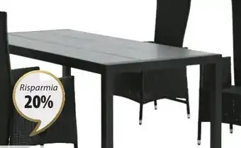 JYSK Jutlandia Tavolo da Esterno Hagen P100 x L214 x H74 cm offerta