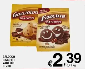 Ok Sigma Balocco Biscotti Vari Tipi 700 g. offerta