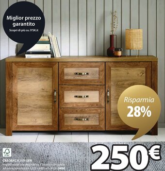 JYSK FSC Credenza Jungen L165 x H85 x P44 cm offerta