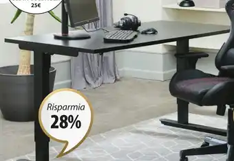 JYSK Scrivania Regolabile in Altezza Slangerup P80 x L160 x H68-119 cm offerta