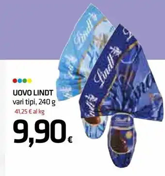 Superconti Lindt Uovo vari tipi 240 g offerta