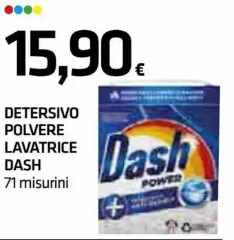 Dash Detersivo Polvere Lavatrice 71 misurini