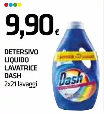 Superconti Dash Detersivo Liquido Lavatrice 2 x 21 lavaggi offerta