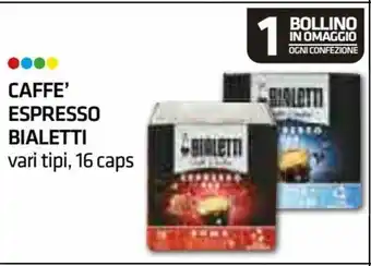 Bialetti Caffe'Espresso vari tipi 16 caps