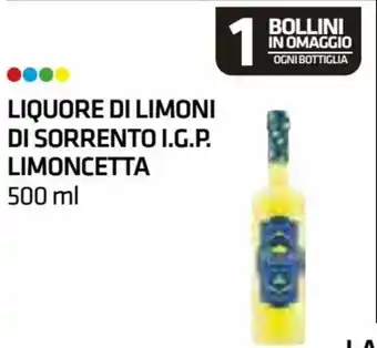 Limoncetta Liquore di Limoni di Sorrento IGP 500 ml
