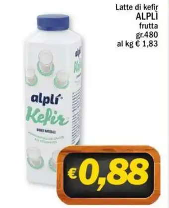 Ard Discount Alplì Latte di kefir frutta 480 gr offerta
