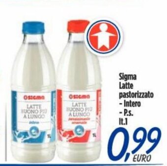 SuperDay Sigma Latte pastorizzato 1 lt. offerta