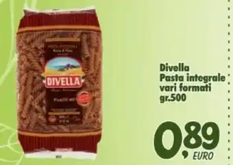 Divella Pasta integrale vari formati 500 gr.