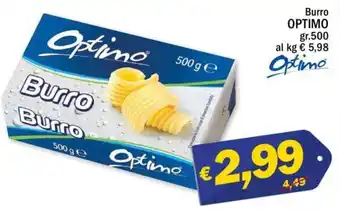 Ard Discount Optimo Burro 500 gr. offerta