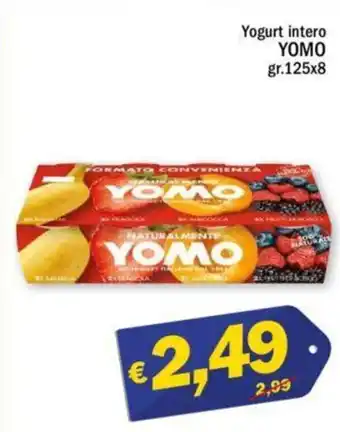 Ard Discount Yomo Yogurt intero gr 125 x 8 offerta