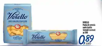 Voiello Pasta di semola varie trafile 500 gr.