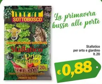 Stallatico per orto e giardino 20 lt.